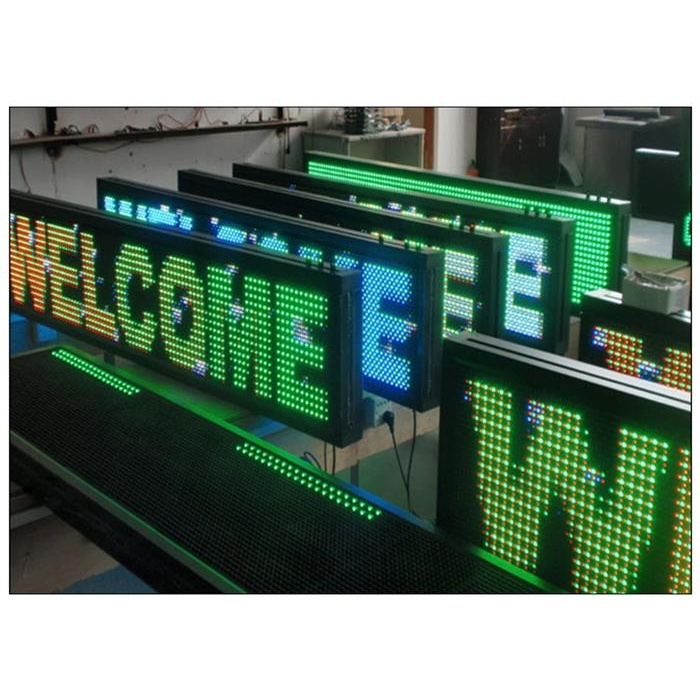 Outdoor RGB P10 LED Message Sign P10 LED Scrolling Text screen Full Color LED Moving Text Display