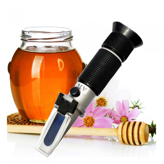 58-90% beekeeping equipment rhb 90atc honey refractometer baume water honey test handheld refractometer honey brix meter