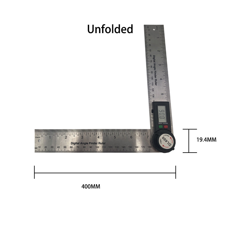 2021 Popular Digital Level multi angle ruler Protractor digital angle finder meter with protractor digital angle finder ruler