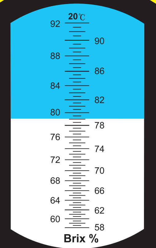 Hedao RHB-92ATC Wholesale High Accuracy 58~92% Brix Hand Held Honey Refractometers For Sale Brix Meter Refractometer