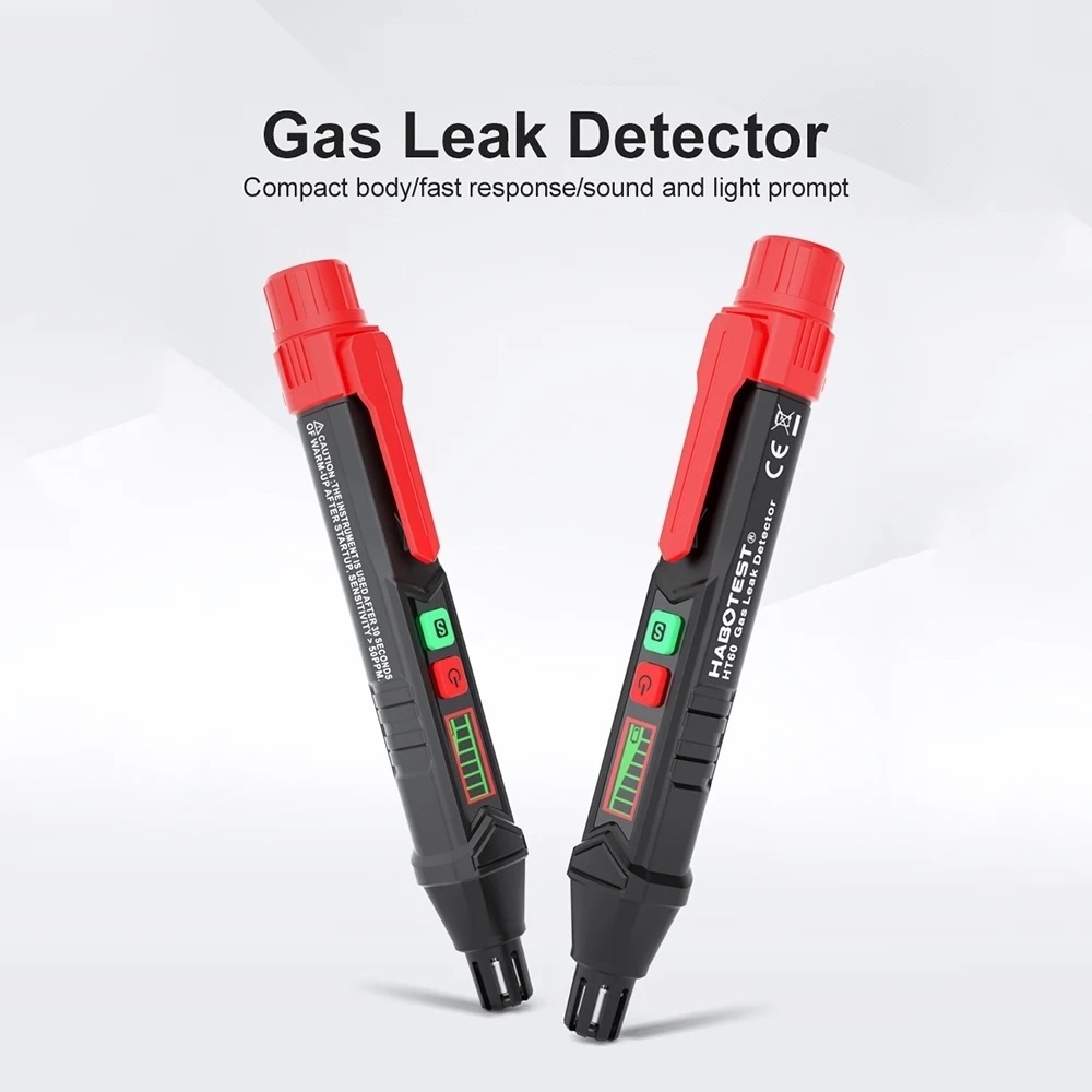 HT60 Pocket Pen Methane Ethane Gasoline N-butane Combustible Gas Leak Indication Detector