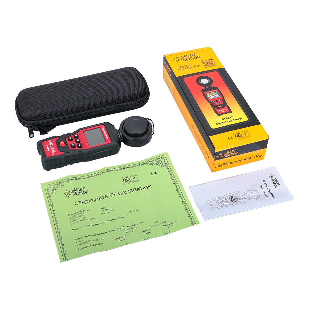 Digital LCD Display Photometer 1-200,000 Portable Brightness Detector Lux Meter Photography Spectrometer Luxmeter Light Tester