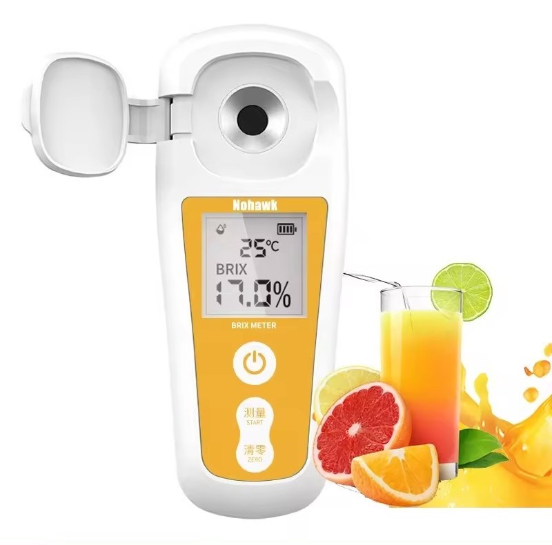 BM-03S 0-55% Portable Brix Digital Honey Wine Fruit Sugar Detector Instrument Inline Refractometer