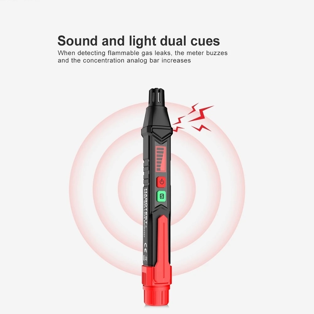 HT60 Pocket Pen Methane Ethane Gasoline N-butane Combustible Gas Leak Indication Detector