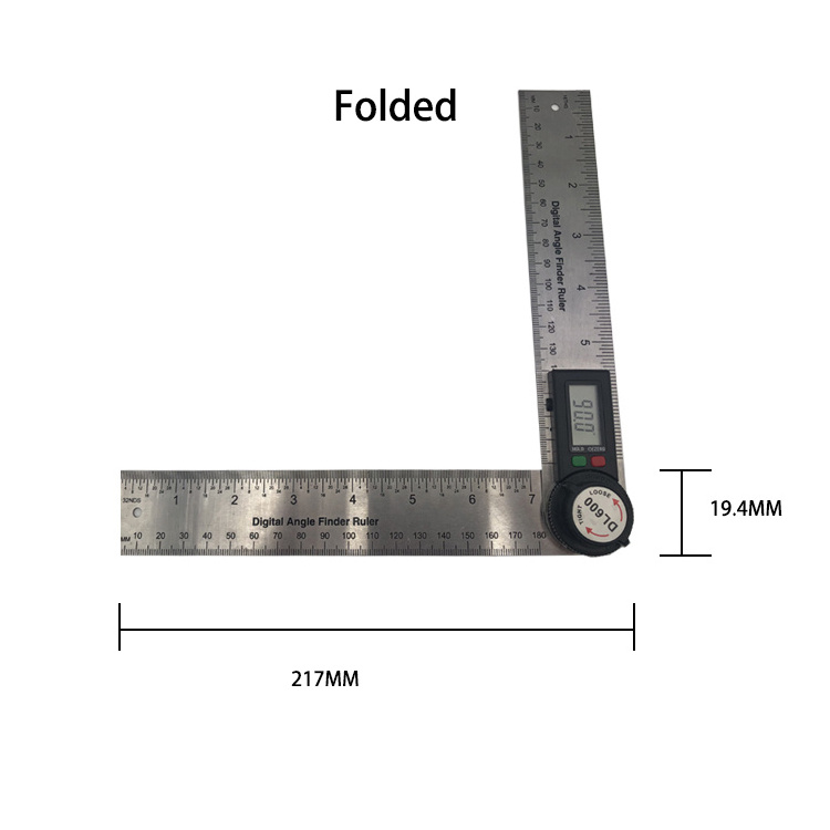 2021 Popular Digital Level multi angle ruler Protractor digital angle finder meter with protractor digital angle finder ruler