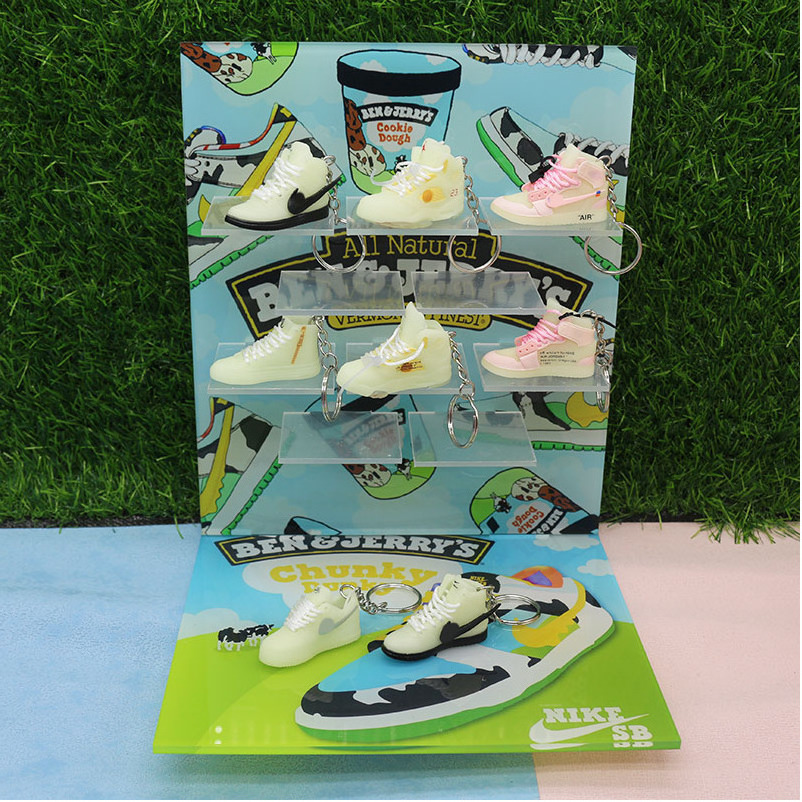 Newly build  store racks design  multi floor plastic mini shoes display for  shop stand