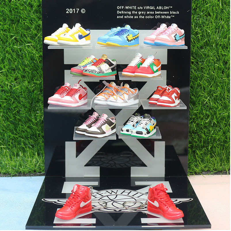 Newly build  store racks design  multi floor plastic mini shoes display for  shop stand