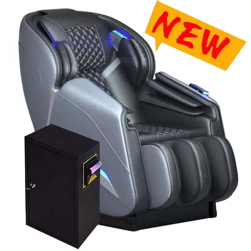 Credit Card Machinemanufactories coin and bill zero gravity massage chair 4d body massager operated vending massage chair