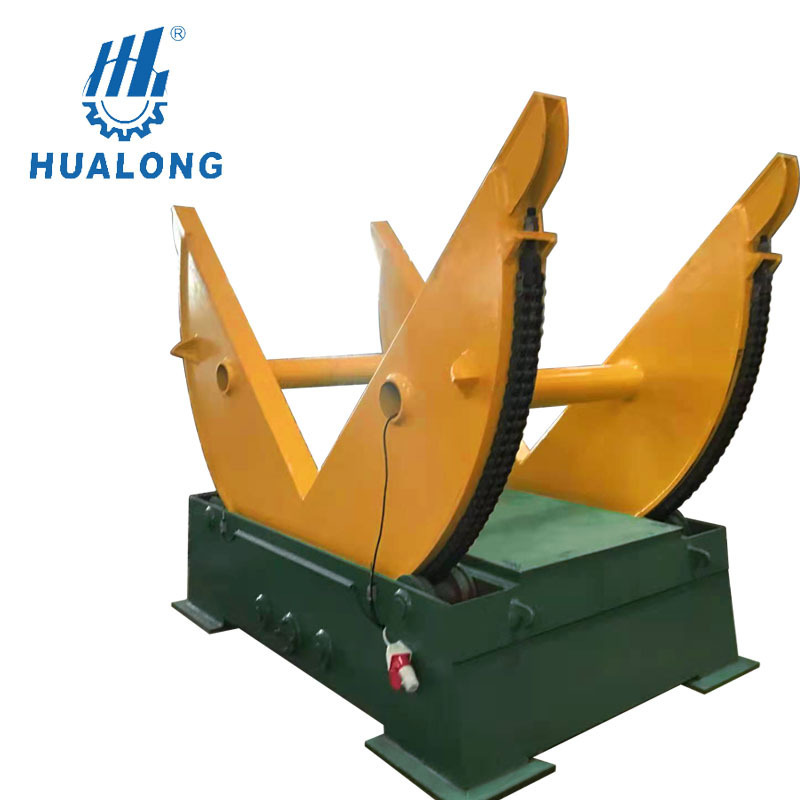 Siemens Hualong Stone Block Turnover Machine with 90 Degree Type Coil Upender Mold Mechanical Chain Type 35T for Sale