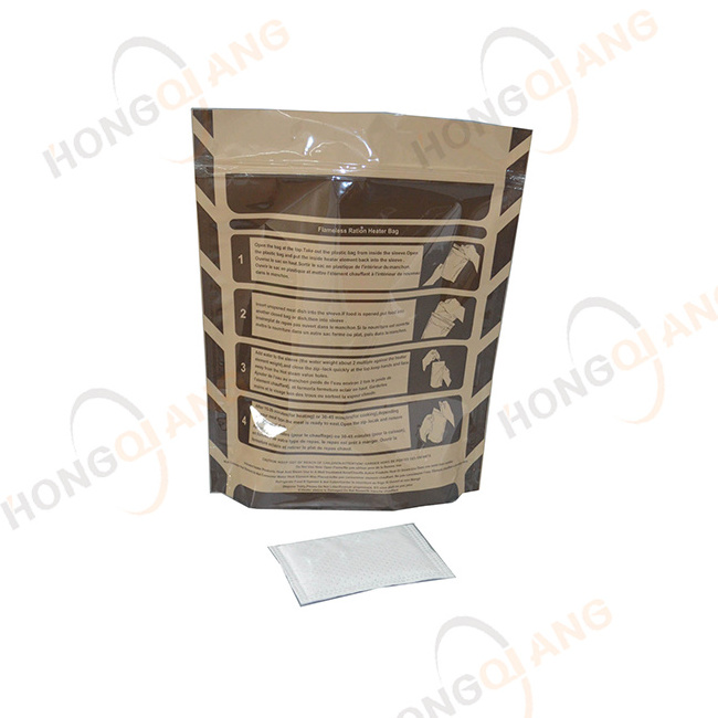 HongQiang 10g/20g/30g/40g Aluminum Powder MRE Self Flameless  Ration Heater Pad Mre Food  Mer Emergency Heater Pack