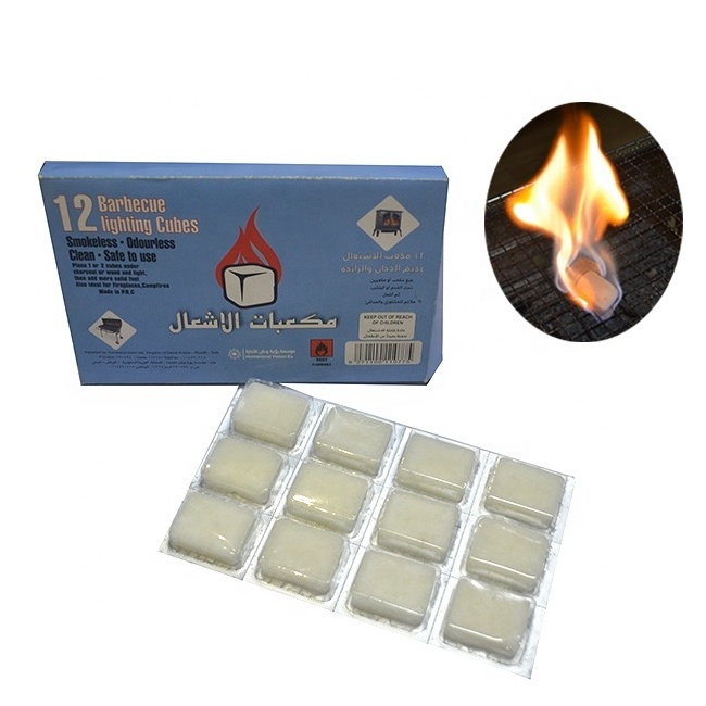 HongQiang Water Proof Easy Lighting Cube Outdoor Camping Items Heating Mini Solid Fuel Tablets