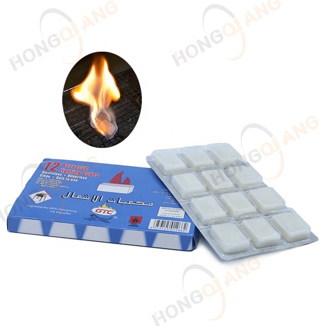 HongQiang Water Proof Easy Lighting Cube Outdoor Camping Items Heating Mini Solid Fuel Tablets