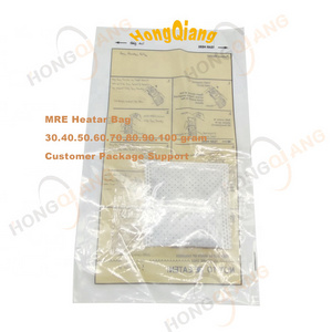 HongQiang FRH Flameless Ration MRE Food Heater Pad Mer Emergency Heater Bag Self Heating Heat Pack For Food