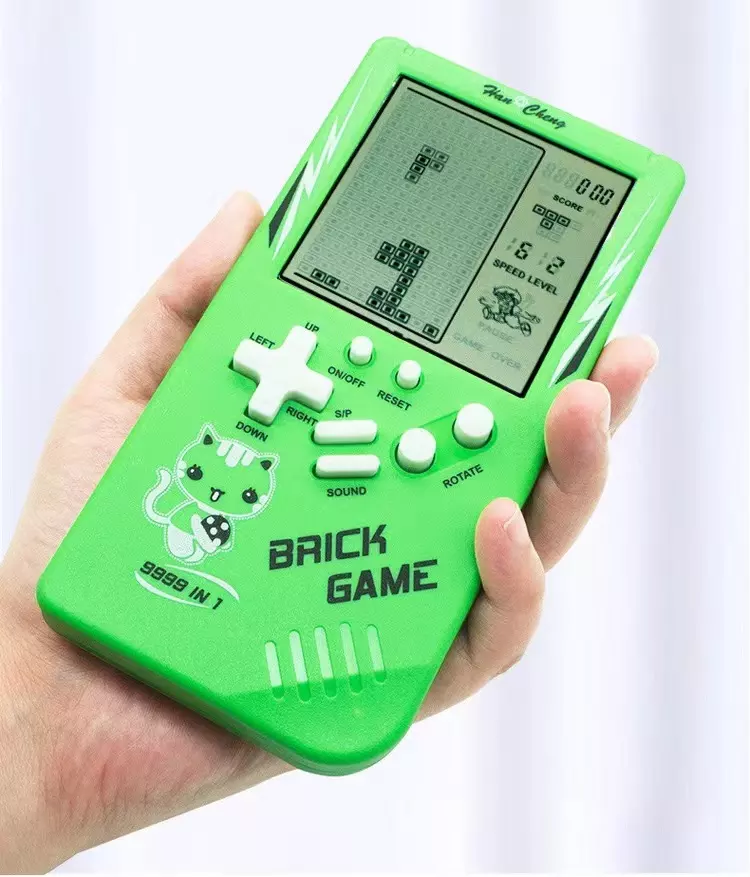 Wholesale Prices Classic Game Console Handheld Russian Blocks Game Console Mini Brick Game for Kids and Adults