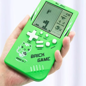 Wholesale Prices Classic Game Console Handheld Russian Blocks Game Console Mini Brick Game for Kids and Adults