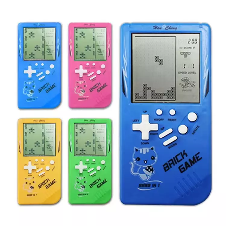 Wholesale Prices Classic Game Console Handheld Russian Blocks Game Console Mini Brick Game for Kids and Adults