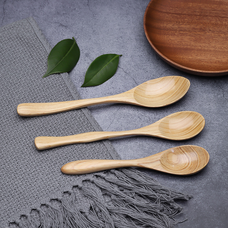 Curve Handle Spoon Creative Cute Soup Size Spoon Kitchen Utensils Manufacturer Customized Direct Sales Wholesale