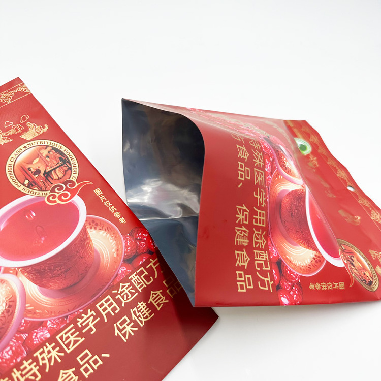 Print on sachet empty tea bags heat seal reusable tea bags instant flavor milk powder for drink sachets