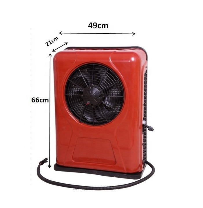 Electric 12v dc Split Truck Parking cooler car air conditioner compressor For Truck Sleeper