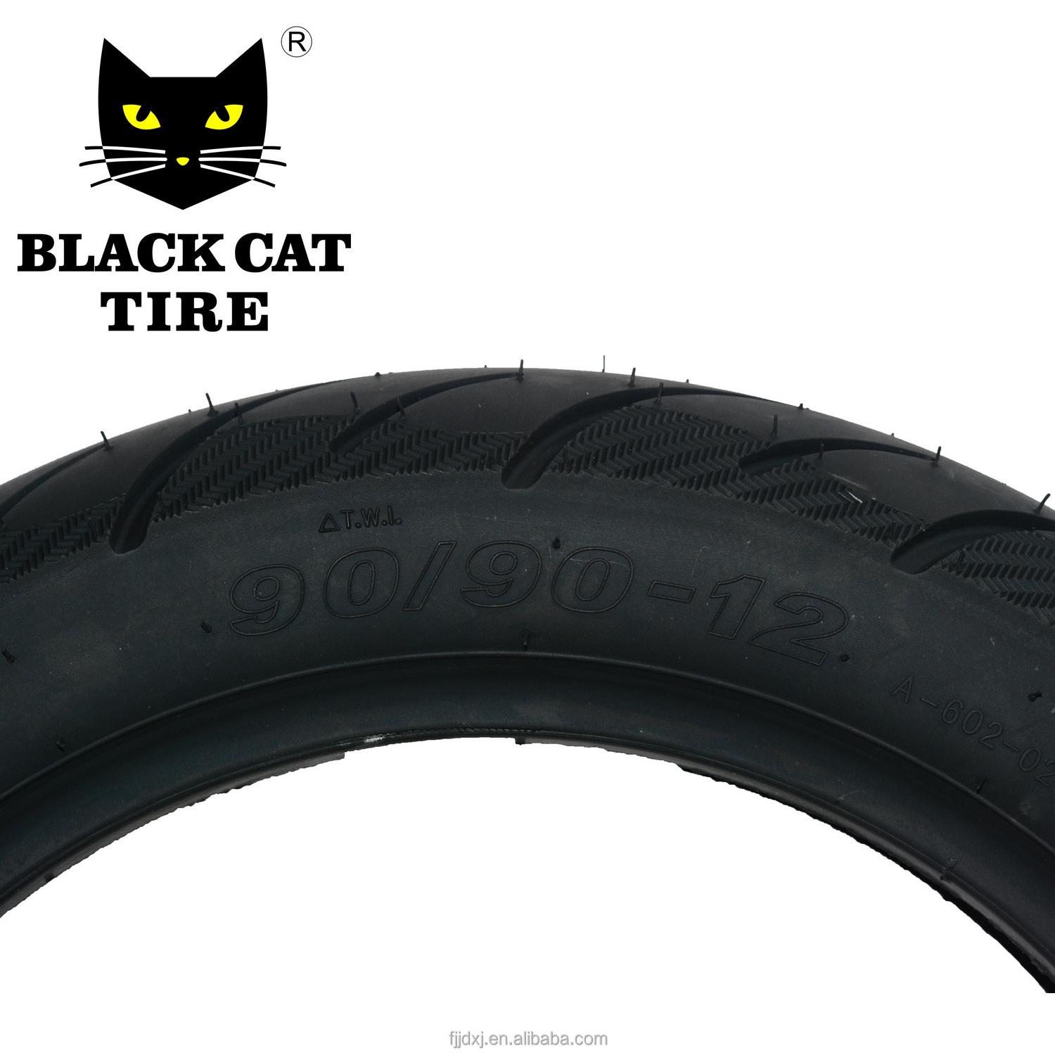 Black Cat tire 90/90-12  4P 4PR Tubeless motorcycle tire