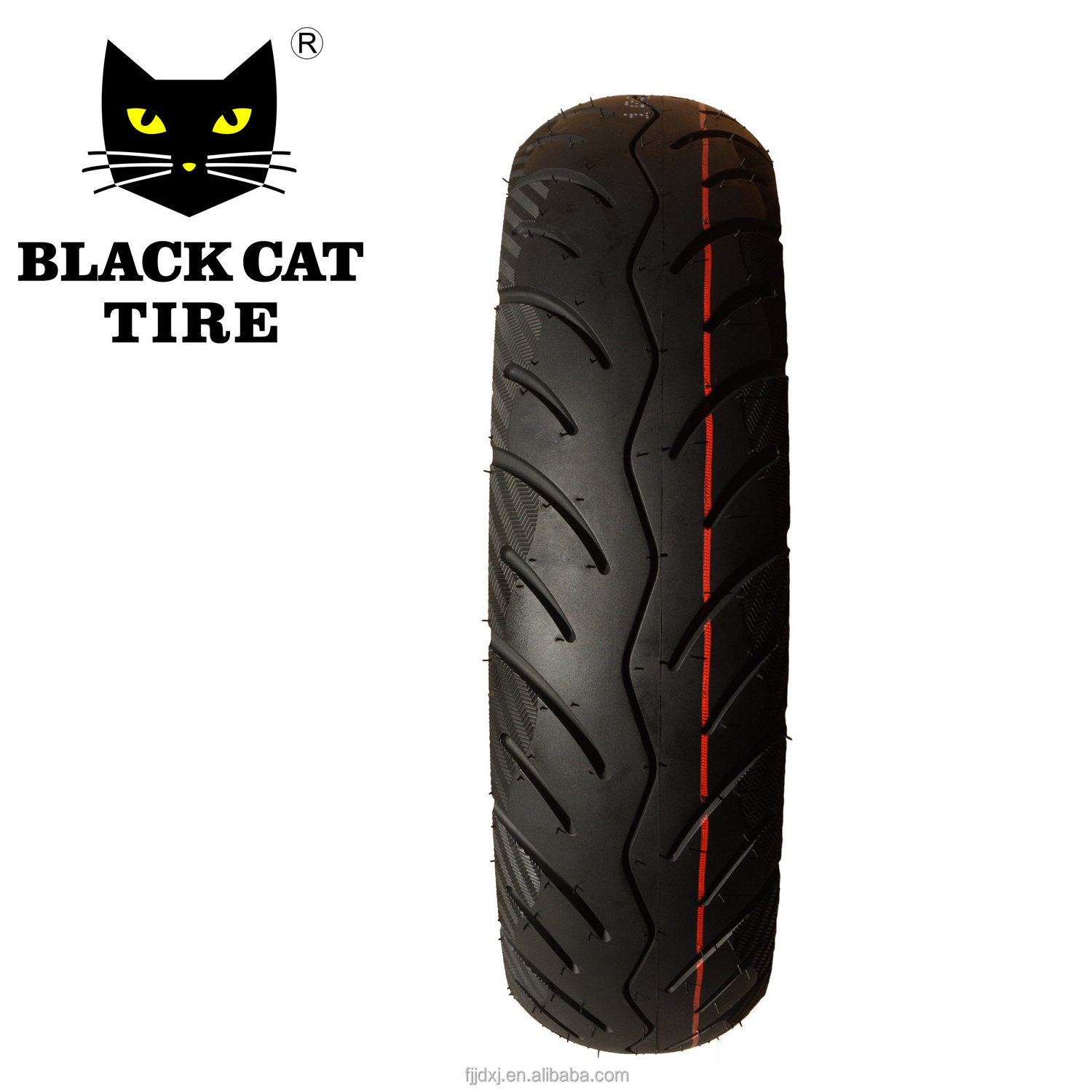 Black Cat tire 100/90-10  6PR Tubeless motorcycle tire