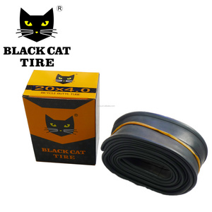 Wholesale Black cat tire city bicycle 20x4.0 24x4.0 26x4.0 fat bike butyl inner tube