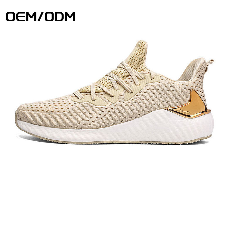 Custom Logo Designer OEM Rubber Outsole Mesh Upper Cheap Wholesale Casual Running Shoes White