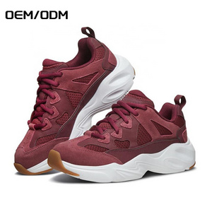 China Customized Brand Lace-Up Sneakers Women Fashion Casual Comfortable Running Men Sport Shoes