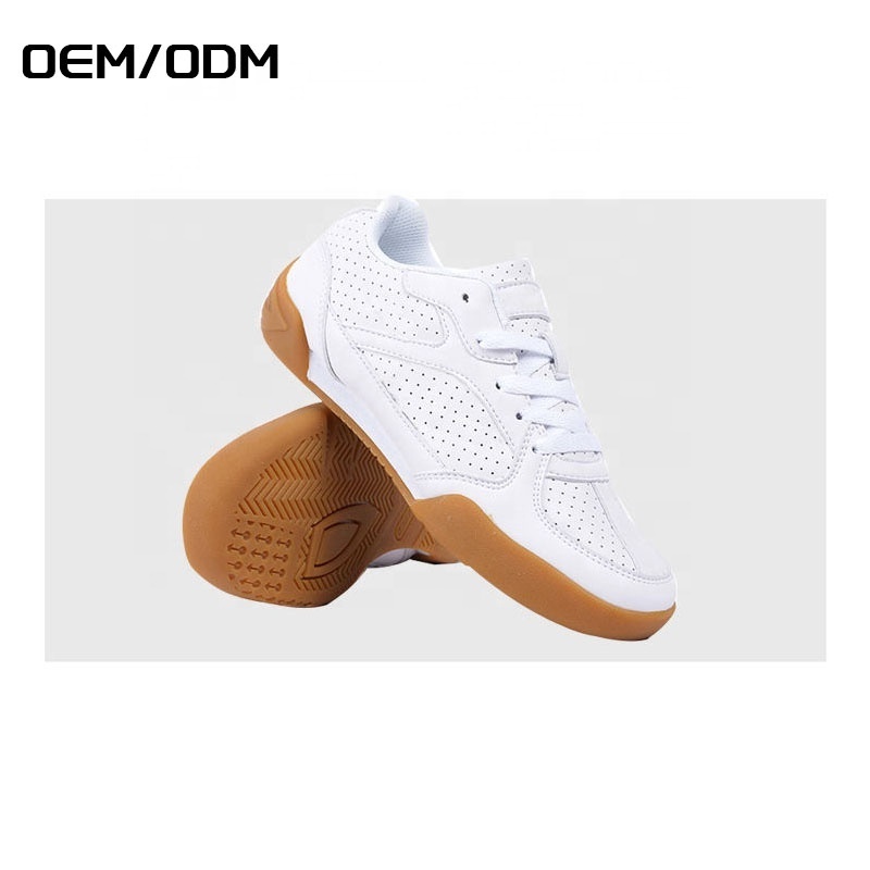 JIANER High Quality Lace-Up Blank Types All-Match Latest Customized Men Sneaker White Shoes Casual