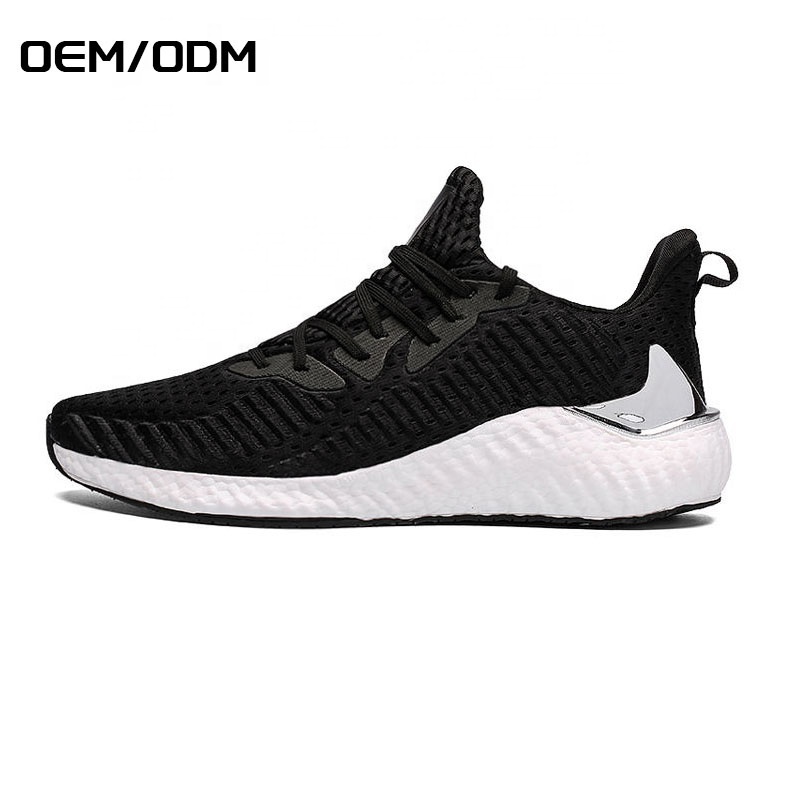 Custom Logo Designer OEM Rubber Outsole Mesh Upper Cheap Wholesale Casual Running Shoes White