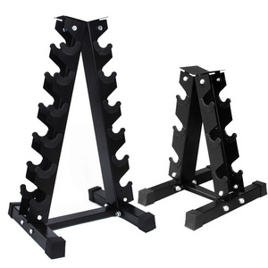 JW 5 Layer Heavy Duty A Frame Dumbbell Rack Free Weight Stand