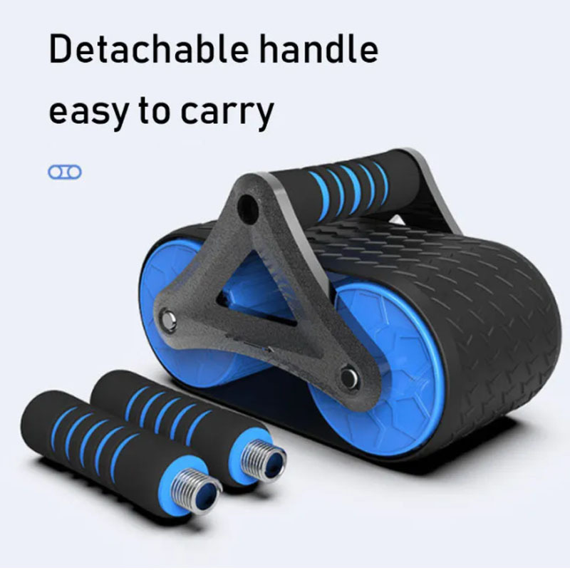 2023 High-quality new household automatic rebound abdominal machine ab coaster gym equipment roller wheel