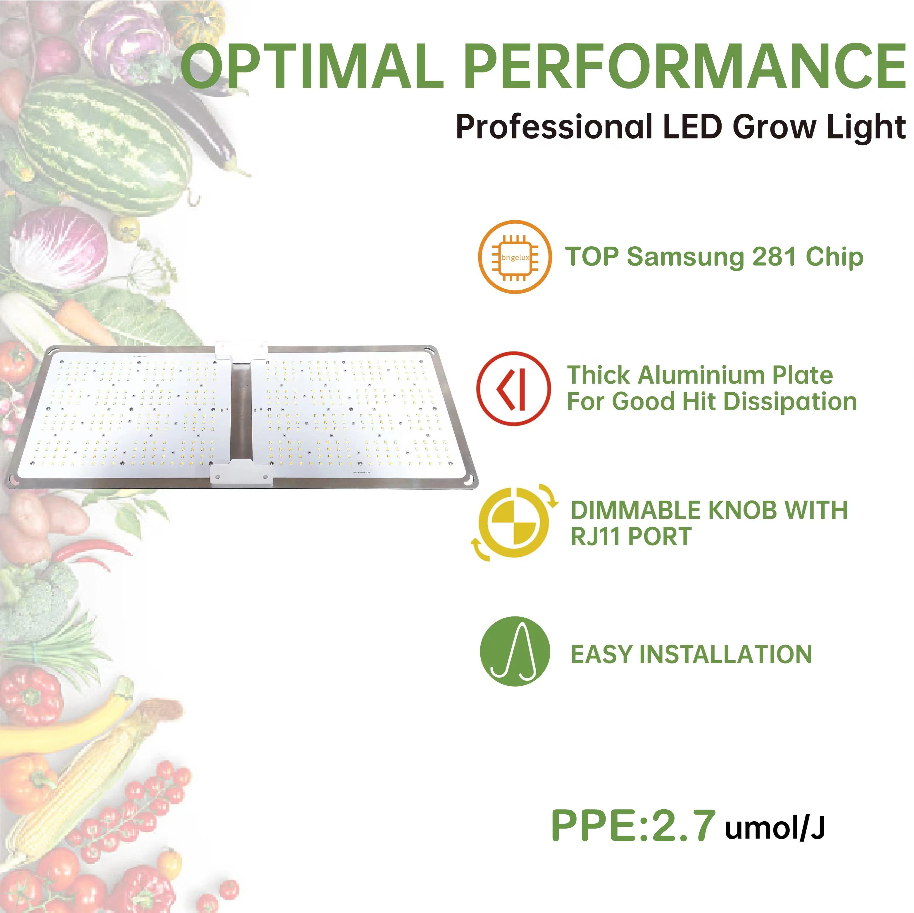 Customize LM281b LM301h Full Spectrum Led Grow Lights Uv Ir Panel 200w 300w 400w 600w For Indoor Plant