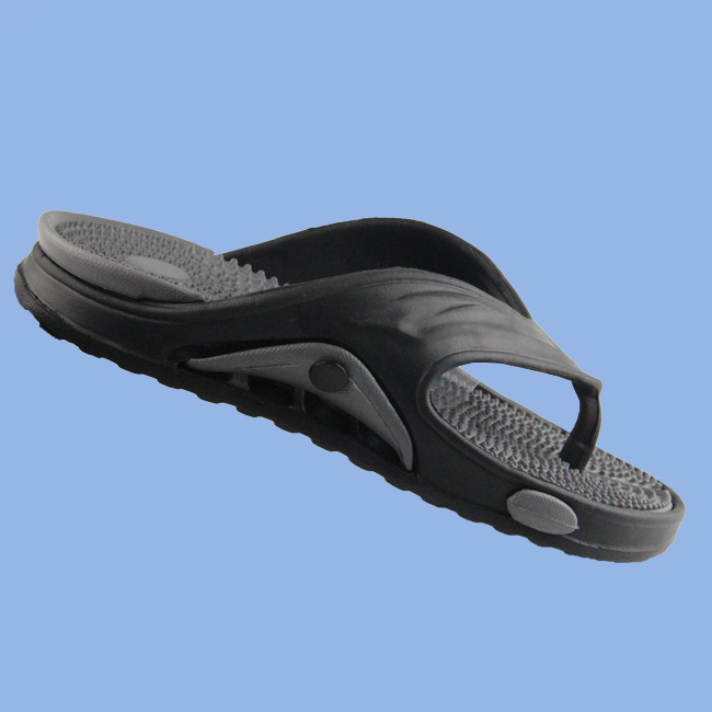 Spring Men EVA Massage Spa Flip Flops Male Rubber Foaming Plastic Slippers Health Hotel Slide