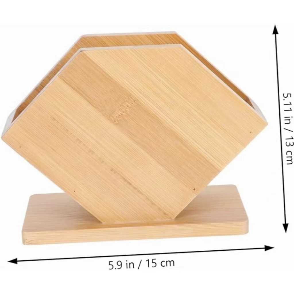 Good Price Bamboo Tissue Box  Paper Towel Holder Household Tissue Holder For Home or Car