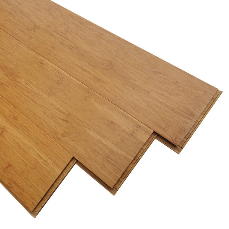 Wholesale High Quality Solid Bamboo Flooring Indoor Strand Woven Bamboo Charcoal Floor Embossed Surface