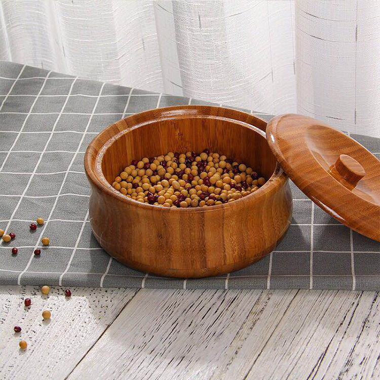 Factory Outlet Small Acacia Wooden China Chop Salad Bowl