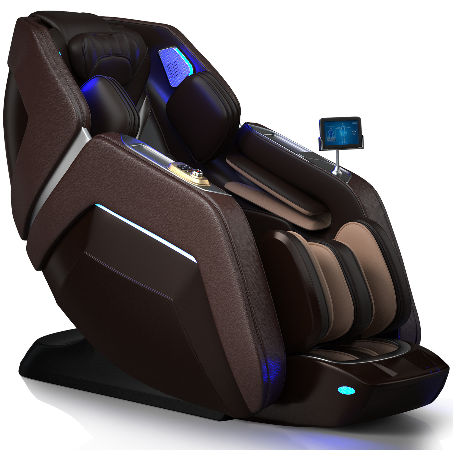 AoSDSi 2024 Export China Luxury 3D Zero Gravity Full Body Massage Chair For Tall Person Electric Massage Chair Price Human Touch