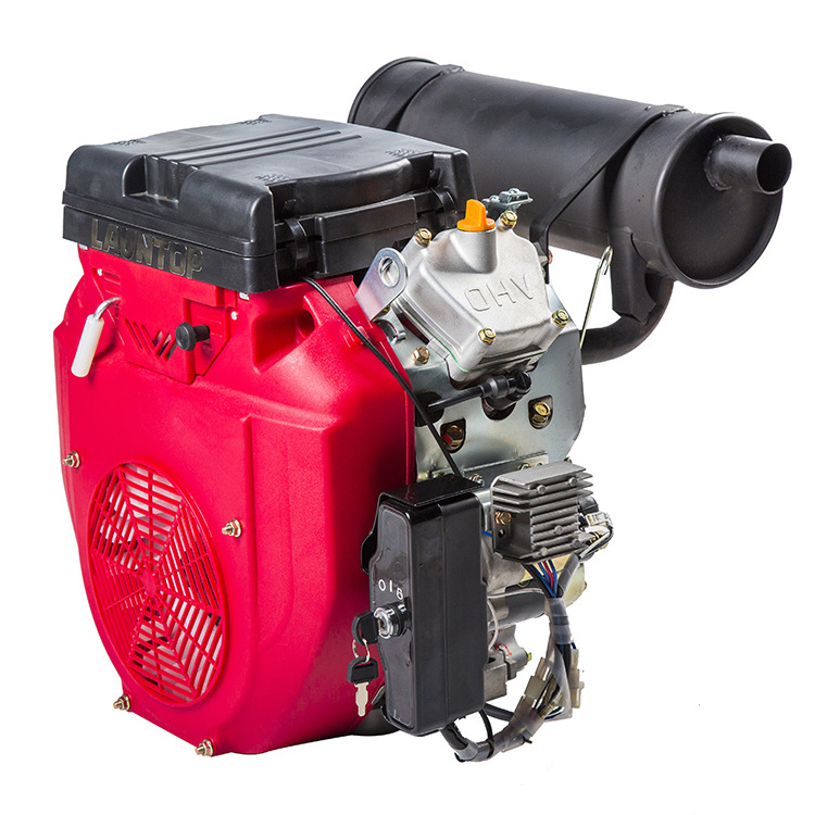 Cheap customized two cylinder 15 hp gasoline engine