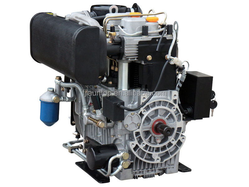 290F twin cylinder air cooled diesel engine