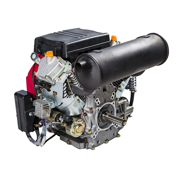 Cheap customized two cylinder 15 hp gasoline engine