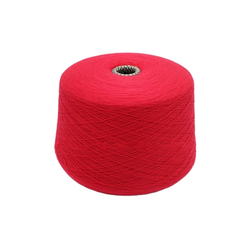 Regenerated Yarn 21s Polyester Yarn Recycled Raw White Spun Polyester Yarn For Weaving