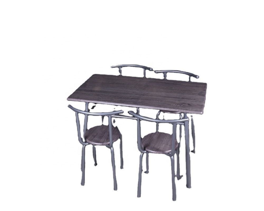 Round  Black Modern Glass  Extendable Elegant Space Saving And Chair Mable  Wood Granite For Dining Table Set 4 Chairs