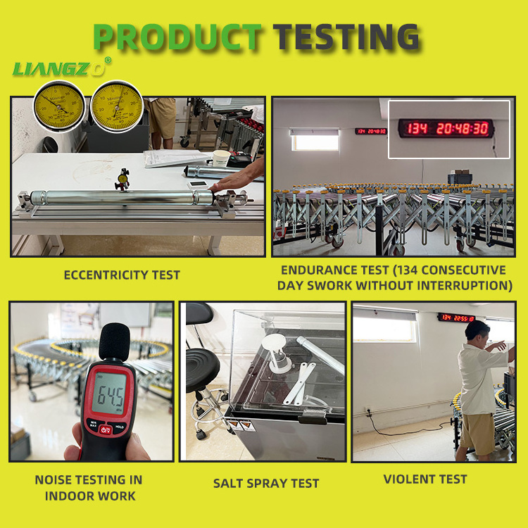 LIANGZO High Quality Best Price Unpowered Roller Conveyor Belt Machine for Warehouse and Supermarket