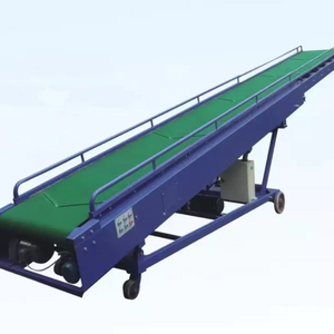 Belt System Foldable Conveyor  for truck loading unloading cargo