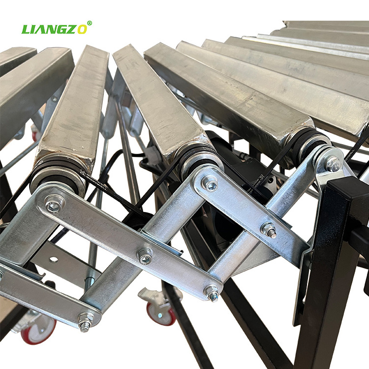 LIANGZO Odm Heat Resistant Stair Climbing Square Roller Conveyor For Rice Bag