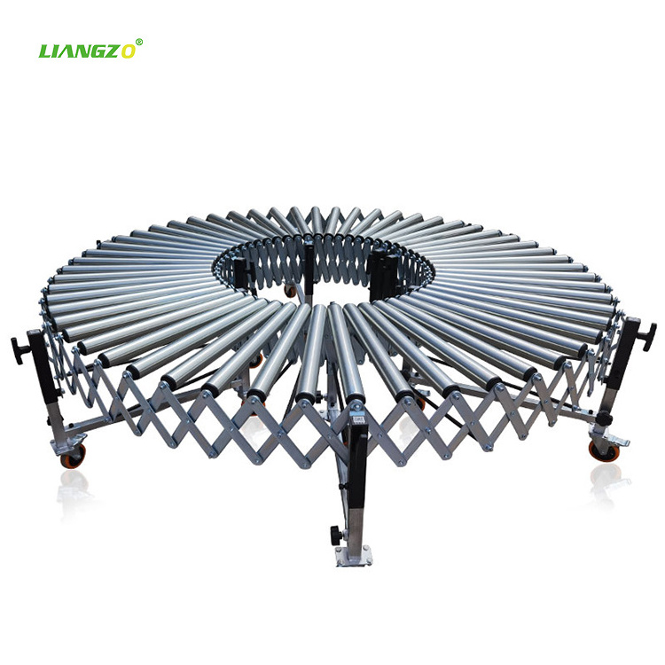 Wholesale Factory Industrial Gravity Steel Portable Roller Conveyor for Trucks