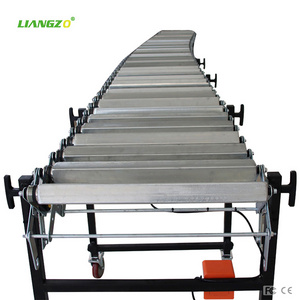 LIANGZO Odm Heat Resistant Stair Climbing Square Roller Conveyor For Rice Bag