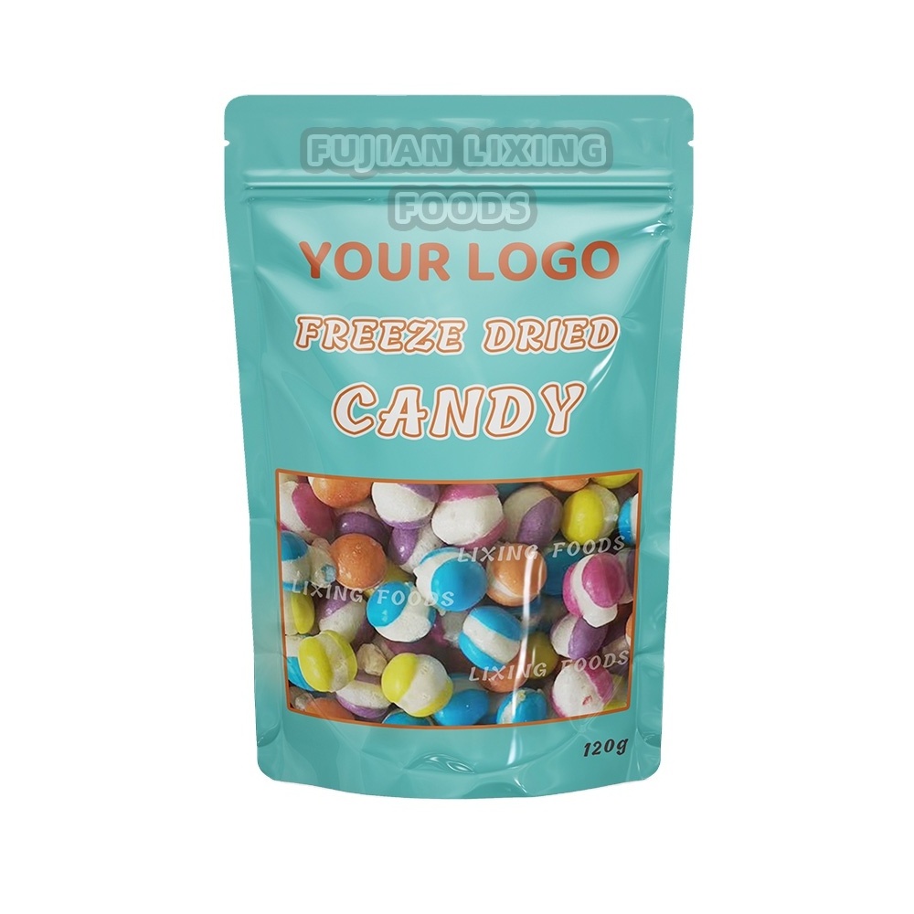 Best New Products Of 2024 lixing freeze dried rainbow skittle candy scrumptious Wholesale Customization FD candy