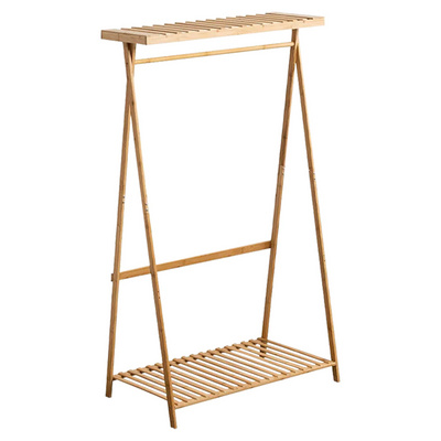 bamboo coat hat organizer furniture clothes hanging rack garment laundry basket rack towel hanger drying rack